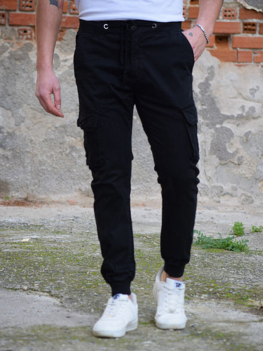 Tony Maker Herrenhose Cargo Black