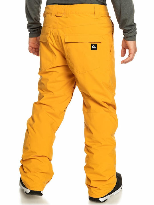 Quiksilver Estate EQYTP03146-YKM0 Men's Trousers for Ski & Snowboard Yellow