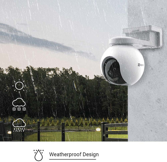 Ezviz HB8 2K & Solar Panel-D Kit IP Cameră de Supraveghere Wi-Fi Full HD+ 4MP Rezistentă la apă Pe baterii cu Comunicare Bidirecțională și Lentilă 4mm