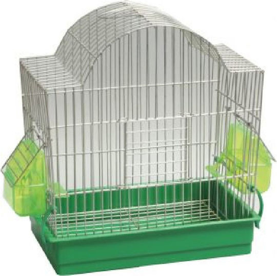 Donald Pet Care Vogelkäfig 29x18.5x24cm. Silber