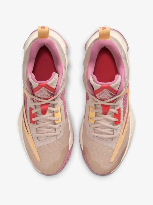 Giannis Immortality 3 Low Basketball Shoes Fossil Stone / Desert Berry / Guava Ice / Celestial Gold