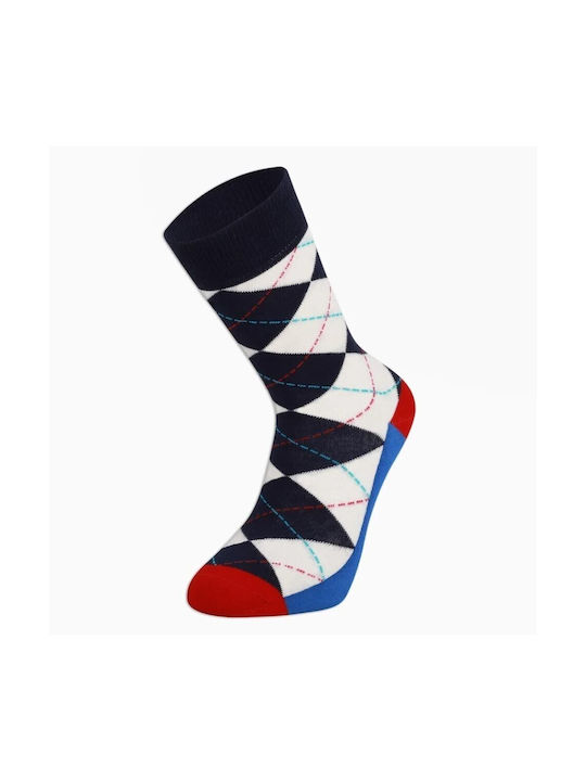 Axidwear Patterned Socks White