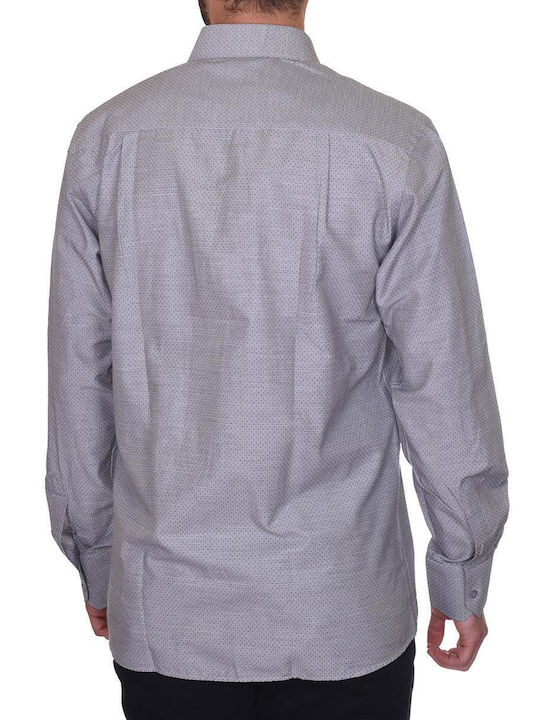 Truzi Men's Shirt Long Sleeve Grey