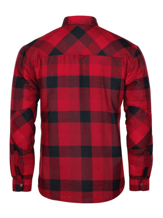 Дълъг ръкав Риза Red/Black
