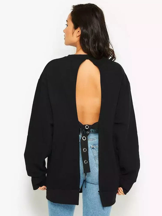 Crew Long Women's Sweatshirt Black