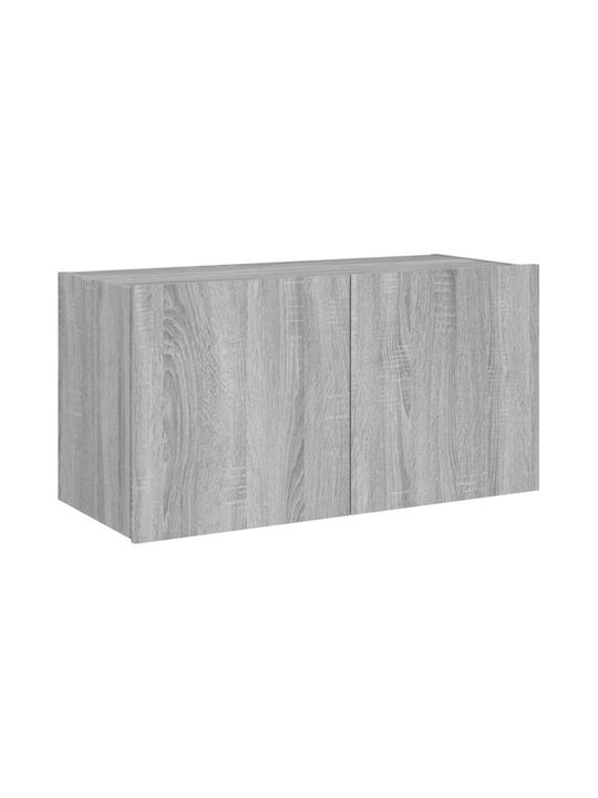 Έπιπλο Τηλεόρασης Γκρι Sonoma Μ80xΠ35xΥ41cm