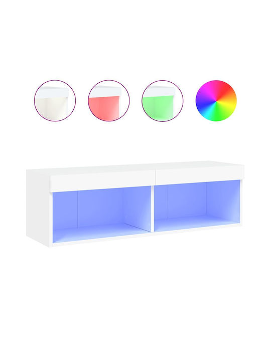 TV-Ständer Weiß M100xP30xH30cm