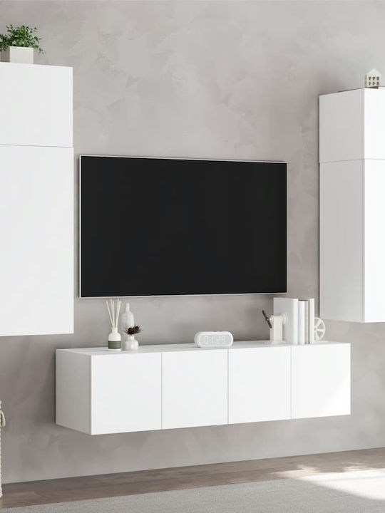 TV-Ständer Weiß M80xP35xH31cm