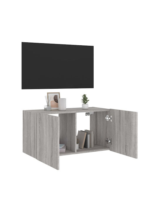 Έπιπλο Τηλεόρασης Γκρι Sonoma Μ80xΠ35xΥ41cm