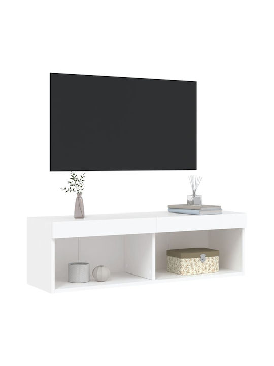 TV-Ständer Weiß M100xP30xH30cm