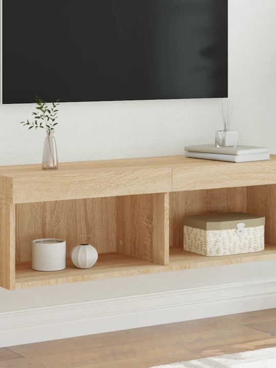Έπιπλο Τηλεόρασης Καφέ Μ240xΠ35xΥ40cm