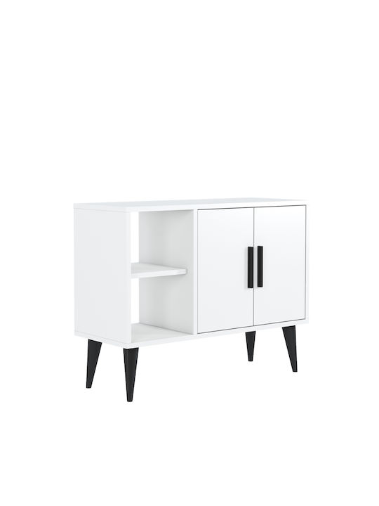 Sideboard Aediobri Wooden White 90x35x70cm