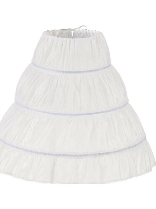 Kids Skirt Tulle Tulle White Furo