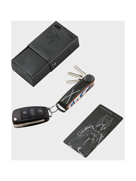 Orbitkey Keychain Leather Black