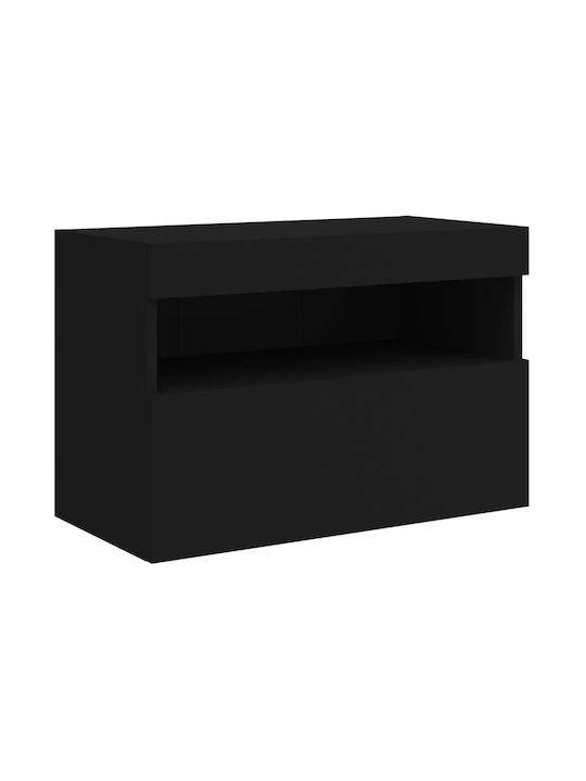 TV Stand Black L60xW30xH40cm