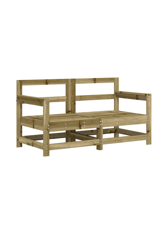 Corner Sofa Outdoor Wooden 132x66x70.5cm