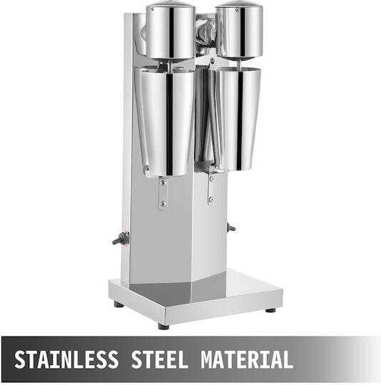 Vevor Commercial Coffee Frother in Silver Color 180W with 2 Speeds