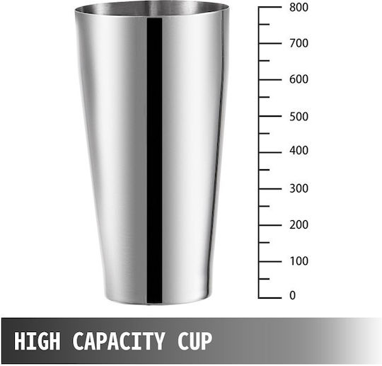 Vevor Commercial Coffee Frother in Silver Color 180W with 2 Speeds
