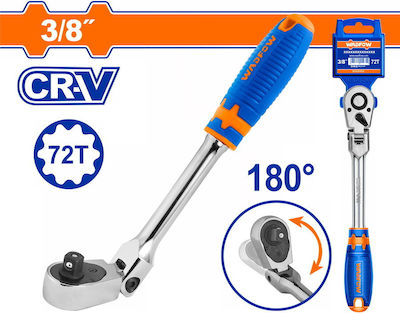 Wadfow Adjustable Ratchet 3/8" with 72 Blades