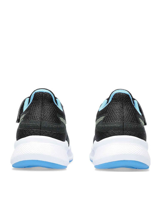 Patriot 13 Kids Sports Shoes Running with Hoop & Loop Closure Black