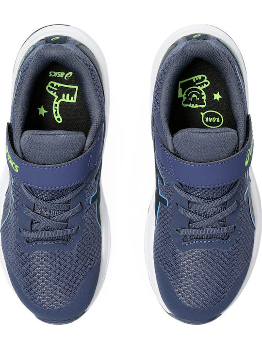 GT-1000 12 PS Kids Sports Shoes Running with Hoop & Loop Closure Navy Blue