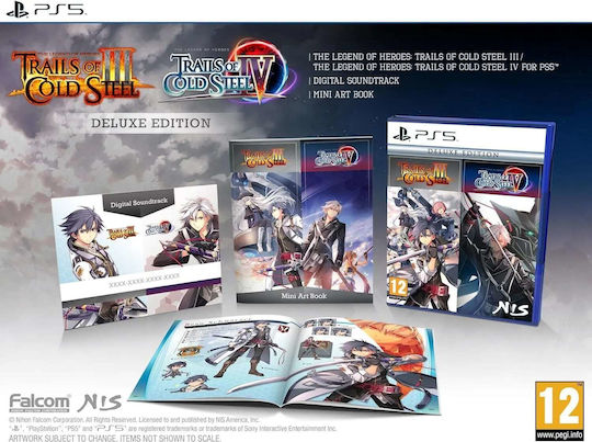 The Legend of Heroes: Trails of Cold Steel III / The Legend of Heroes: Trails of Cold Steel IV Deluxe Edition PS5 Game