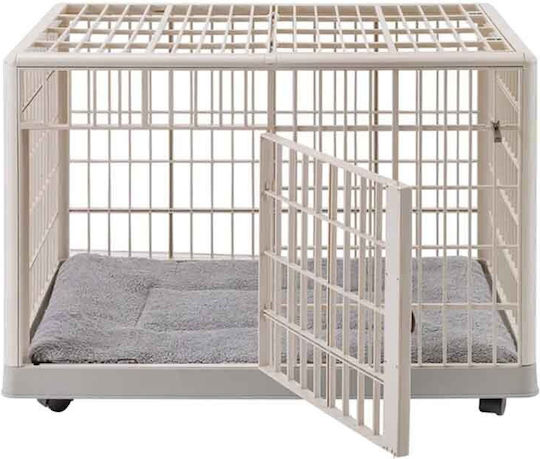 Vesta Dog Wire Cage Large Beige Heavy Duty 96x66x74cm