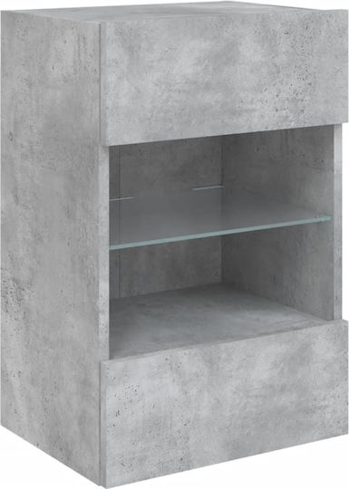 Raft De Perete Cu LED Gri 40x30x60.5cm