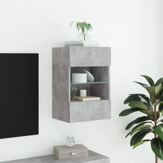 Raft De Perete Cu LED Gri 40x30x60.5cm