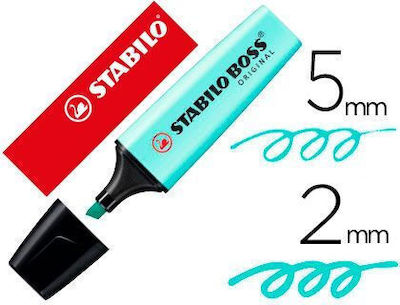 Stabilo Boss Pastel Μαρκαδόρος Υπογράμμισης 5mm Pastel Γαλάζιο