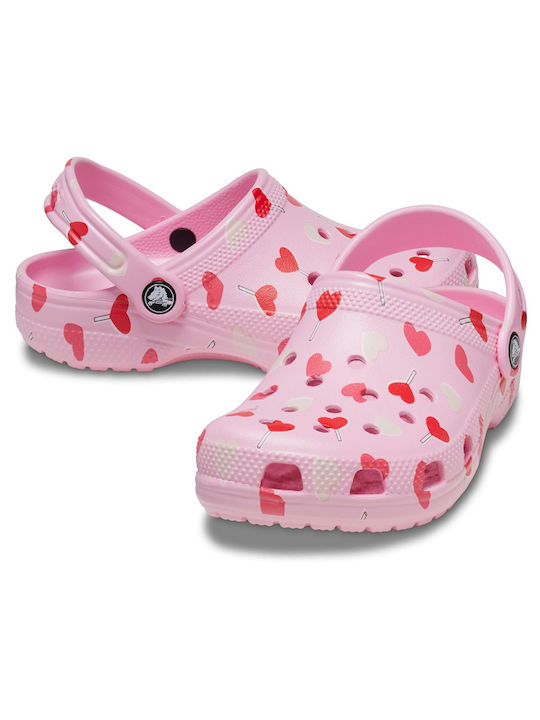 Crocs Kids Anatomical Beach Clogs Pink