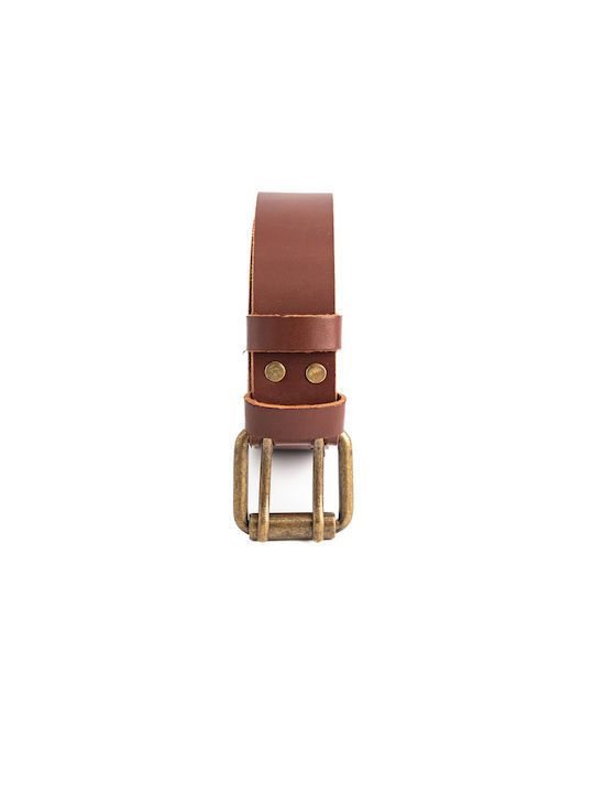 Leather Creations XK Men's Leather Wide Belt Brown