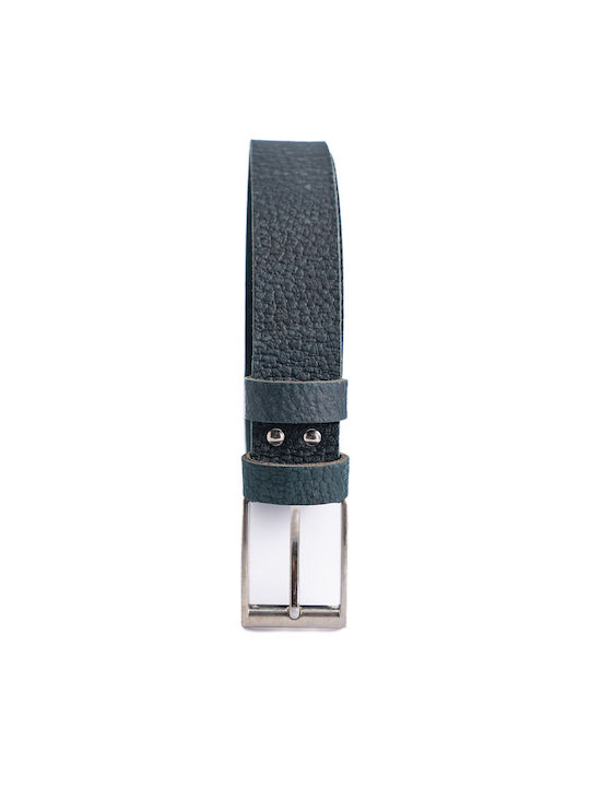 Leather Creations XK Men's Leather Belt Blue