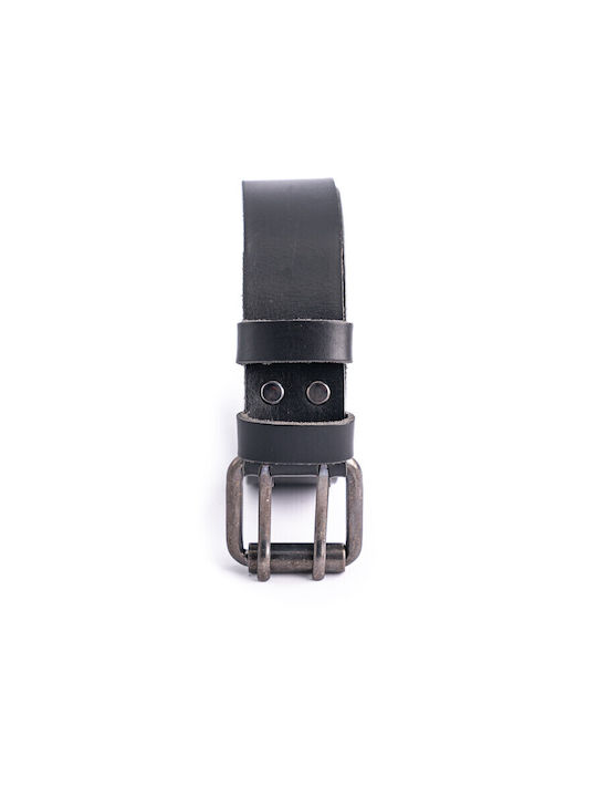 Leather Creations XK Men's Leather Wide Belt Black