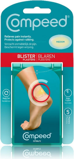 Compeed Pansamente cu Gel pentru Bătături Mediu 5buc