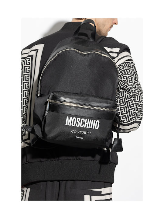 Moschino Männlich Stoff Rucksack Schwarz