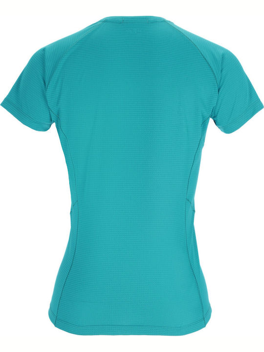 Дамско Аспортно T-shirt Тюркоазен