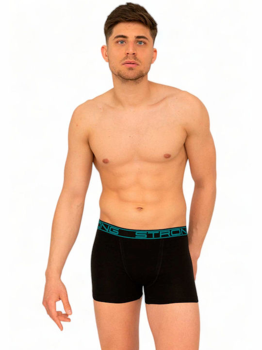 Herren Boxershorts black olive green 1Packung