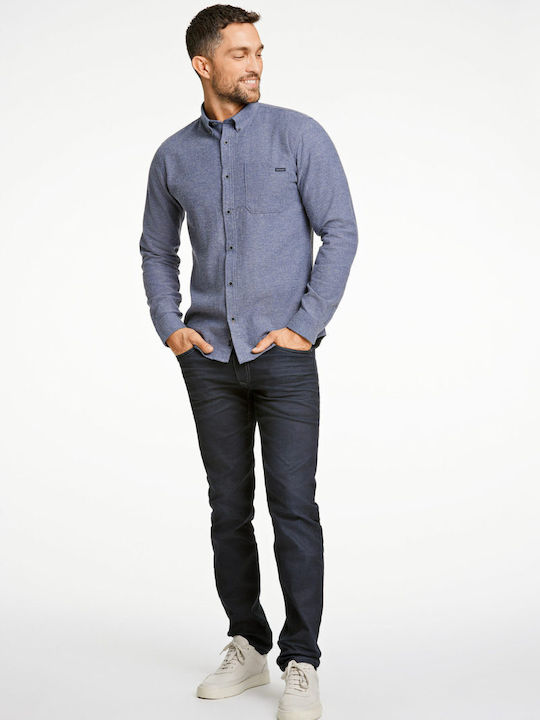 Langärmlig Hemd Blue