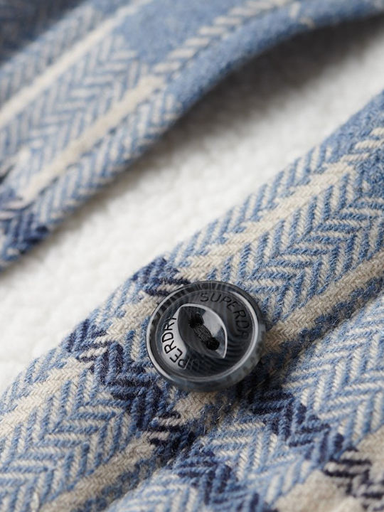 Sherpa Women's Checked Ivory. Overshirt