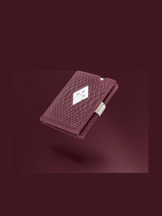 Portofel bărbătesc Carduri cu RFID și mecanism Slide Violet