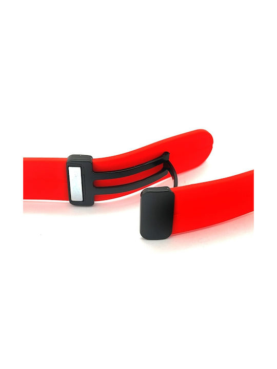 Diloy Straps Rubber Strap Red 22mm