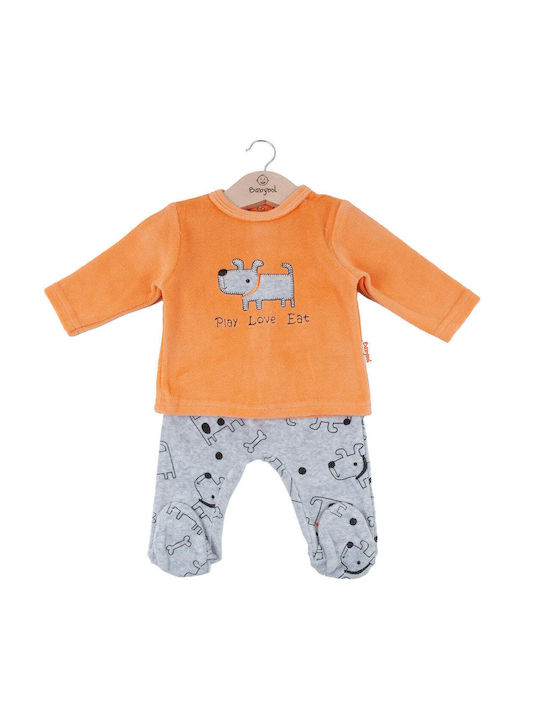 Babybol Kids Set with Pants Winter 2pcs PORTOOKALI