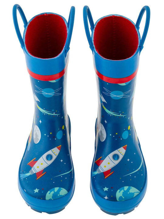 Kids Wellies with Internal Lining Blue