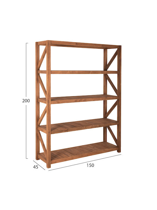 Етажерка Kitaku Естествено 150x45x200см.