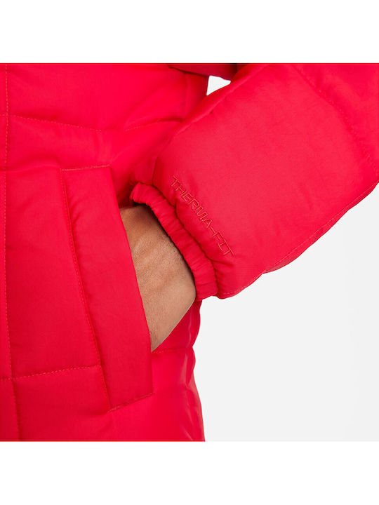 Sportswear Μακρύ Γυναικείο Puffer Μπουφάν για Χειμώνα ''''''