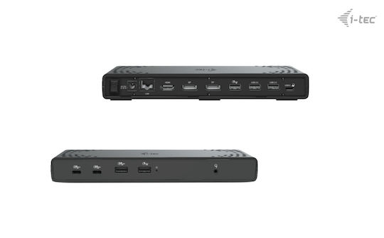 i-tec USB-C Docking Station με HDMI/DisplayPort 4K PD Ethernet και σύνδεση 3 Οθονών Μαύρο (C31TRIPLE4KDOCKPD)