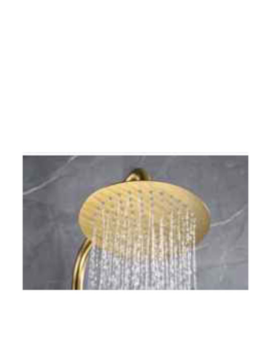 Imex Adjustable Shower Column with Mixer 88-124 cm Gold