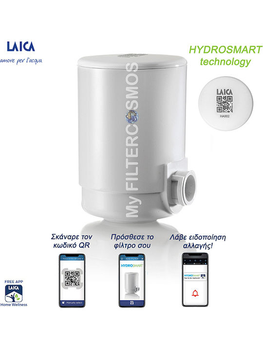 Laica Water Filter Replacement for Faucet made of Polypropylene 0.1 μm