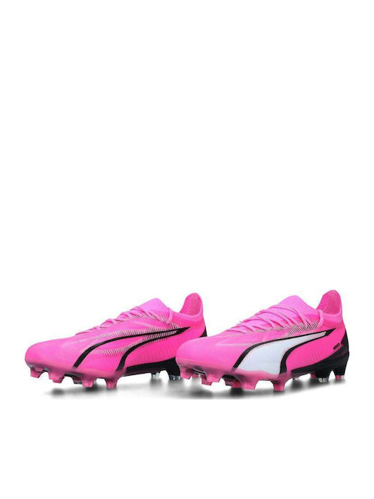 PUMA Ultra Ultimate Ποδοσφαιρικά Παπούτσια με Τάπες FG/AG Ροζ PUMA Ultra Ultimate Ποδοσφαιρικά Παπούτσια με Τάπες FG/AG Ροζ